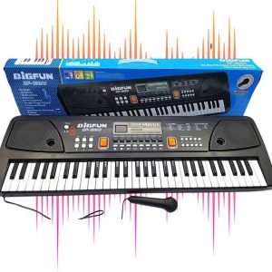 Just97 61 Keys Musical Keyboard Piano with Mic for Kids...