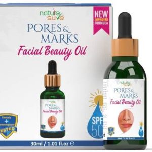 Nature Sure Pores and Marks Facial Oil with SPF 50 Suns...