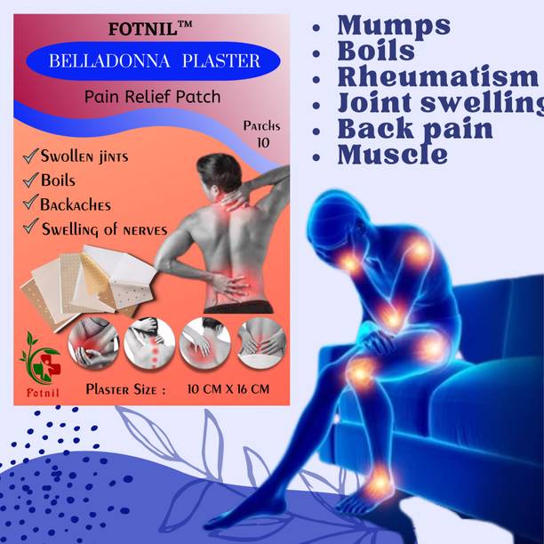 Fotnil BELLADONNA PLASTER PAIN RELIEF PATCH PACKS OF 1 ...