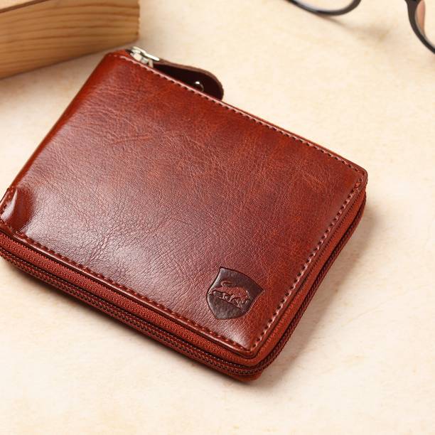 SAMTROH Men Casual, Travel, Trendy Brown Artificial Leather Wal...