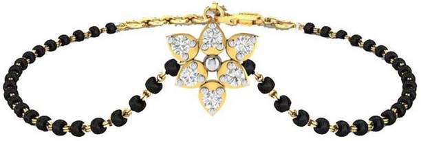 avsar Avsar Real Gold Handmade MANGALSUTRA45YB Yellow G...