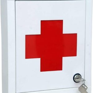 Vrushti First aid box kit White Emergancy Medical kit W...