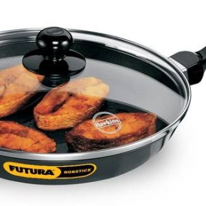 Hawkins Nonstick Frying with Glass Lid (NF24G) Fry Pan ...