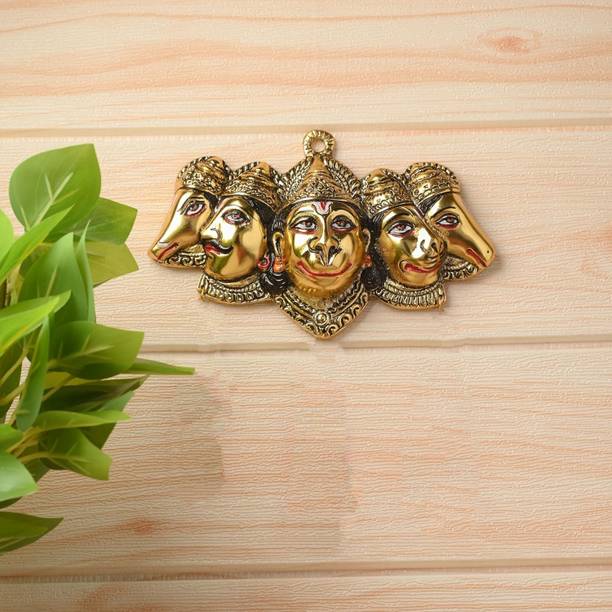 Chhariya Crafts Metal Panchmukhi Hanuman ji Bajrangbali...