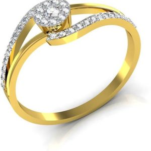 avsar Sadhana 18kt Diamond Yellow Gold ring