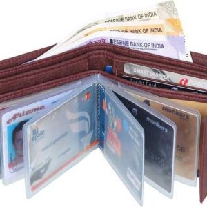 HouseOfCommon Men Casual Brown Artificial Leather RFID Wallet