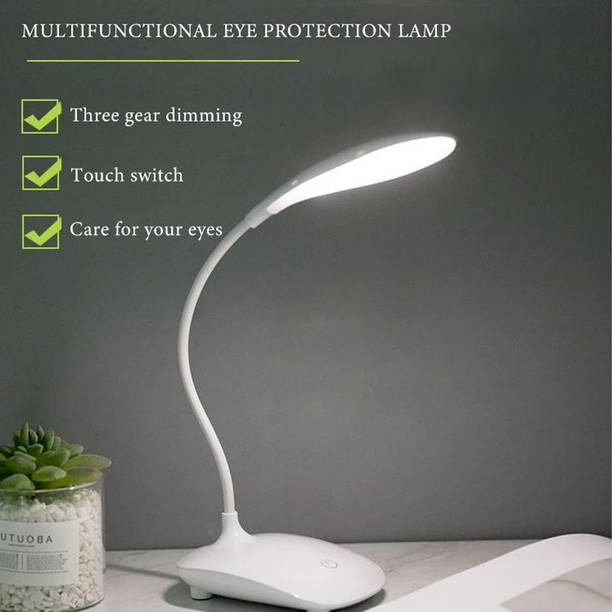 BHAJANLAL GREENERY usb study table lamp with touchable ...