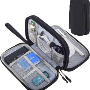 Moxtiza Gadget Cable Organizer Pouch Storage Case for U...