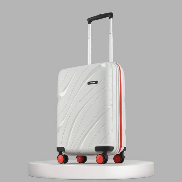 HRX by Hrithik Roshan Small Cabin Suitcase (56 cm) 8 Wheels - Madrid - Silver