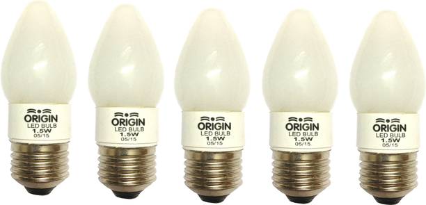 Origin 1.5 W Basic Candle E27 LED Bulb