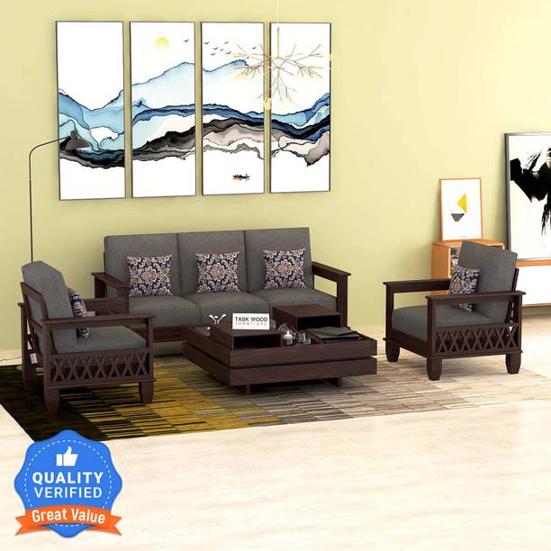 Taskwood Furniture Solid Wood Sheesham Wood For Living ...