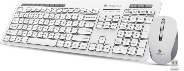 ZEBRONICS Zeb-Companion 500 and Mouse Combo Wireless St...