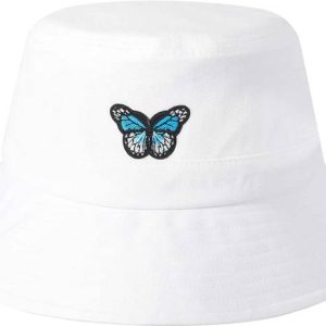 Highever Butterfly Embroidered Unisex foldable cotton B...