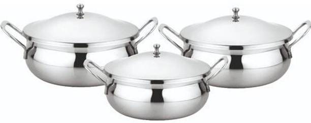 RBGIIT Stainless Steel Serve and Store Handi/Serving Ha...