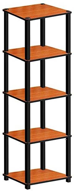 Sattva 5 Tier_Square Shape Engineered Wood Corner Table