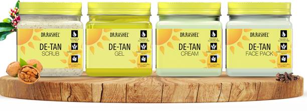 DR.RASHEL DE-TAN PACK OF 4 (SCRUB, GEL, CREAM & FACE PA...