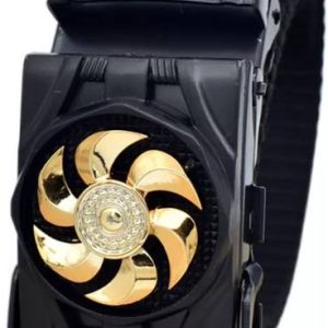 Niddleman Men Black Nylon Belt