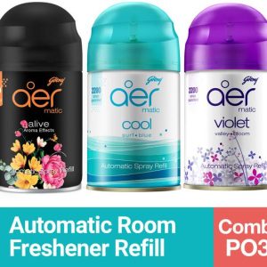 Godrej Aer Matic Cool Surf Blue | Alive | Violet Valley...