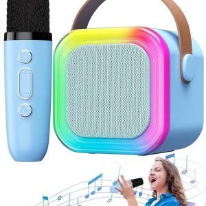 Tinywonders Portable Karaoke Speaker with Bluetooth and...