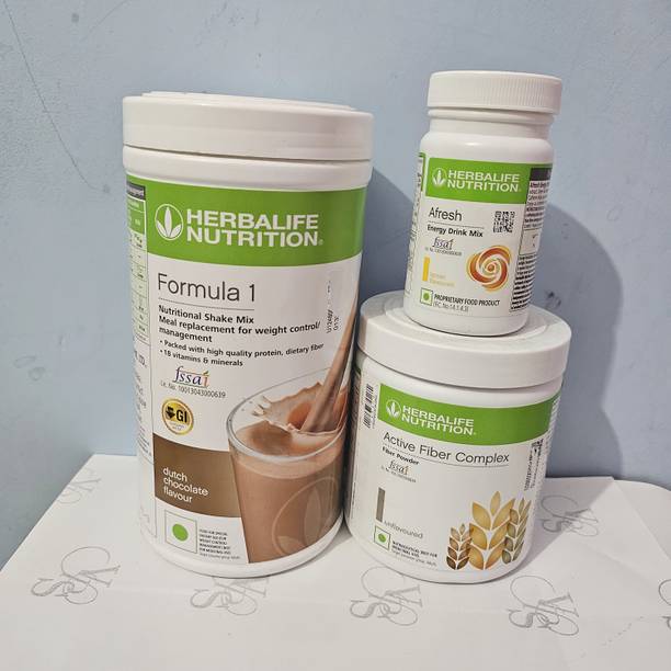 HERBALIFE FORMULA-1 WEIGHT LOSS COMB CHOCOLATE 500,FIBE...