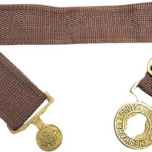 QUALITY FAB Boys & Girls Formal Brown Genuine Leather Belt