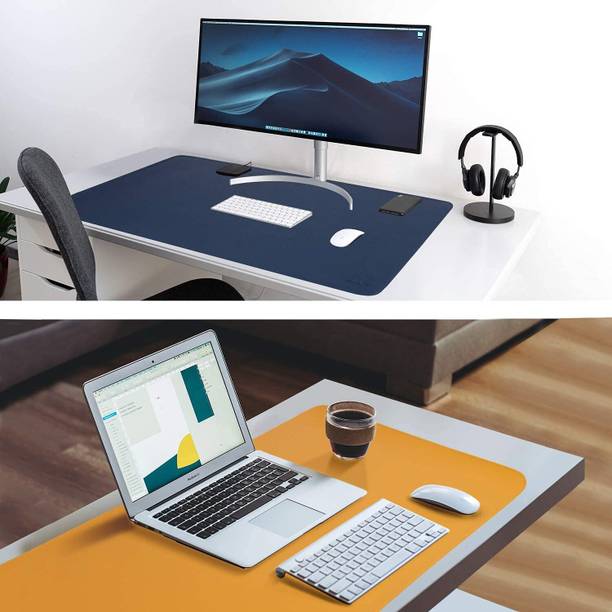 Black mirror Desk Mat 70*30cm Leather Laptop Keyboard M...