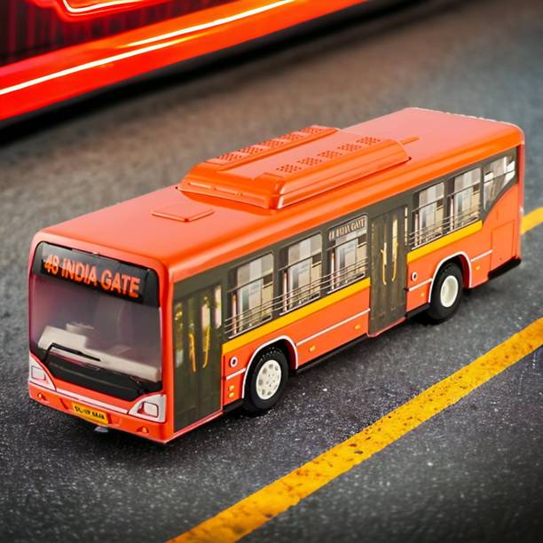 SARASI Low Floor Bus For Kids, Durable Quality, Pull Ba...