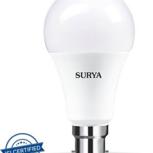 SURYA 10 W Basic Round B22 LED Bulb