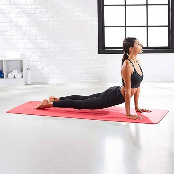 Morya Homes orange yoga mat Pink 4 mm Yoga Mat