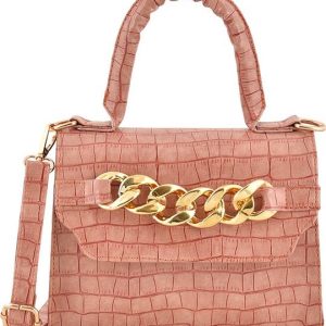 Lychee Bags Women Pink Shoulder Bag