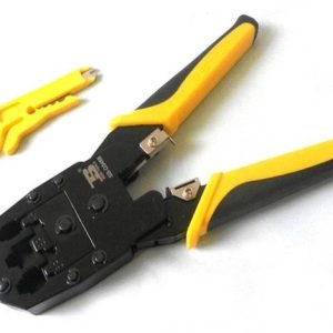 Sancy Modular Crimper Stripper Cutter, 8P/RJ45, 6P/RJ12...