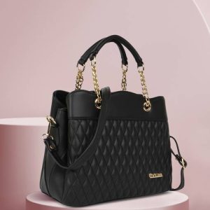 Eveda Women Black Handbag