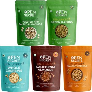 OPEN SECRET Dry Fruit Combo Badam Almonds Cashews Akhro...