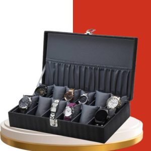 SHOPLX Special Men's and Women's Watch Box Holder Organizer Ca...