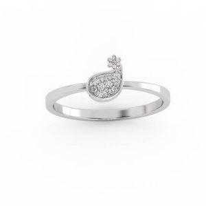 avsar AVR1079WA 18kt Diamond White Gold ring