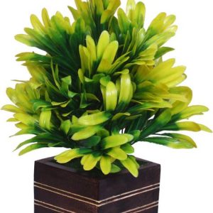MODO Artificial Bonsai Plant With Wooden Square Pot for...