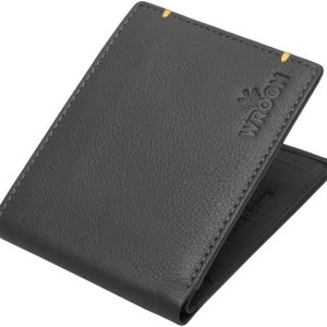 WROGN Men Black, Yellow Genuine Leather RFID Wallet