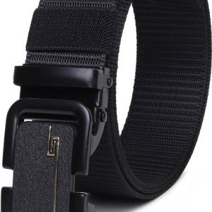 PROVOGUE Men Casual, Formal Black Nylon Belt
