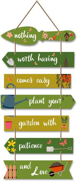 Fabaura Positive Quote Decorative Wooden Wall Hanging f...