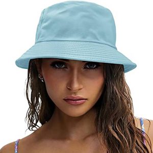 Missby Outdoor Beach Summer Bucket Sun Hat for Women Me...