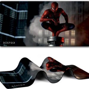 Bestor Anime Series Spiderman Printed Mouse Pad Dark Re...
