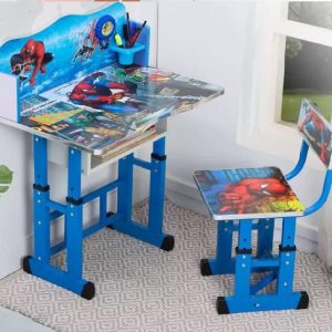 Hutis Desk, Kids study table and chair set Metal Desk C...