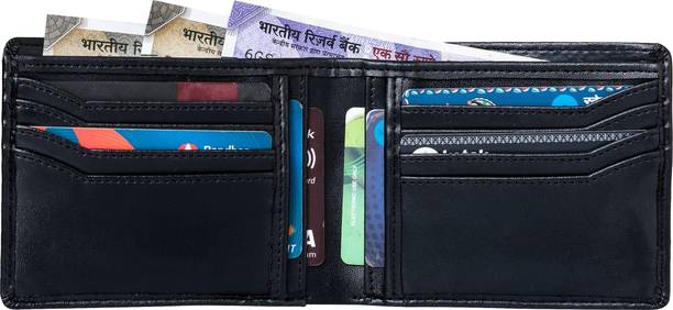 HIDEFLIX Men Casual, Formal Black Artificial Leather Wallet