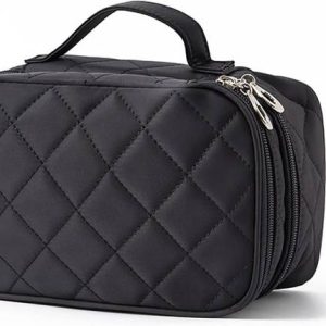 mivaancreation black cosmetic bag