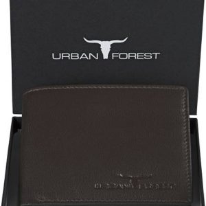 URBAN FOREST Men Brown Genuine Leather Wallet - Regular Size
