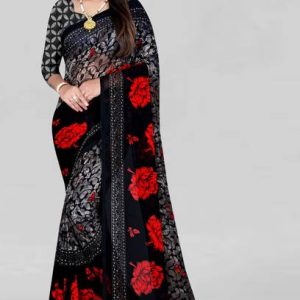 Leelavati Printed Daily Wear Georgette Saree