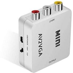 Tobo TV-out Cable Mini HD AV To VGA Video Converter Au...
