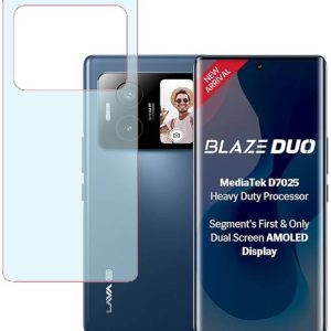 SPRITZEN Back Screen Guard for Lava Blaze DUO 5G, Matte