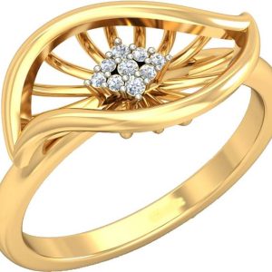 avsar AVR567YA 18kt Diamond Yellow Gold ring