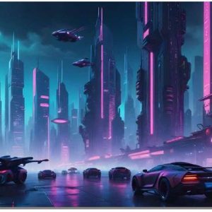 Parlin Cyber Car Mouse Pad Non Slip Base Mousepad